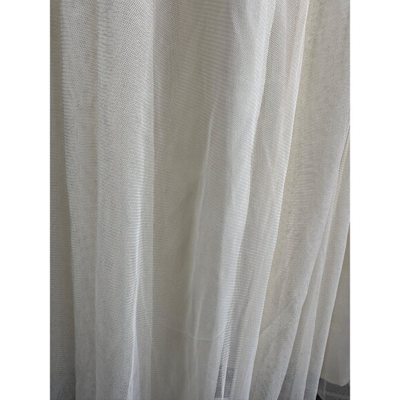 New ASOS Design‎ Formal Cocktail Midi Dress Size 4 Ivory Embroidered Floral - Picture 12 of 15